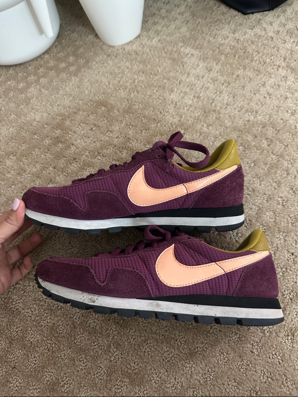 Cute color blocked nikes